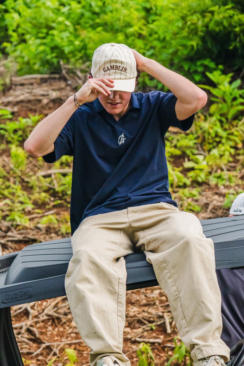 The Pinstripe Gambler Cap, Alternate, color, Cream