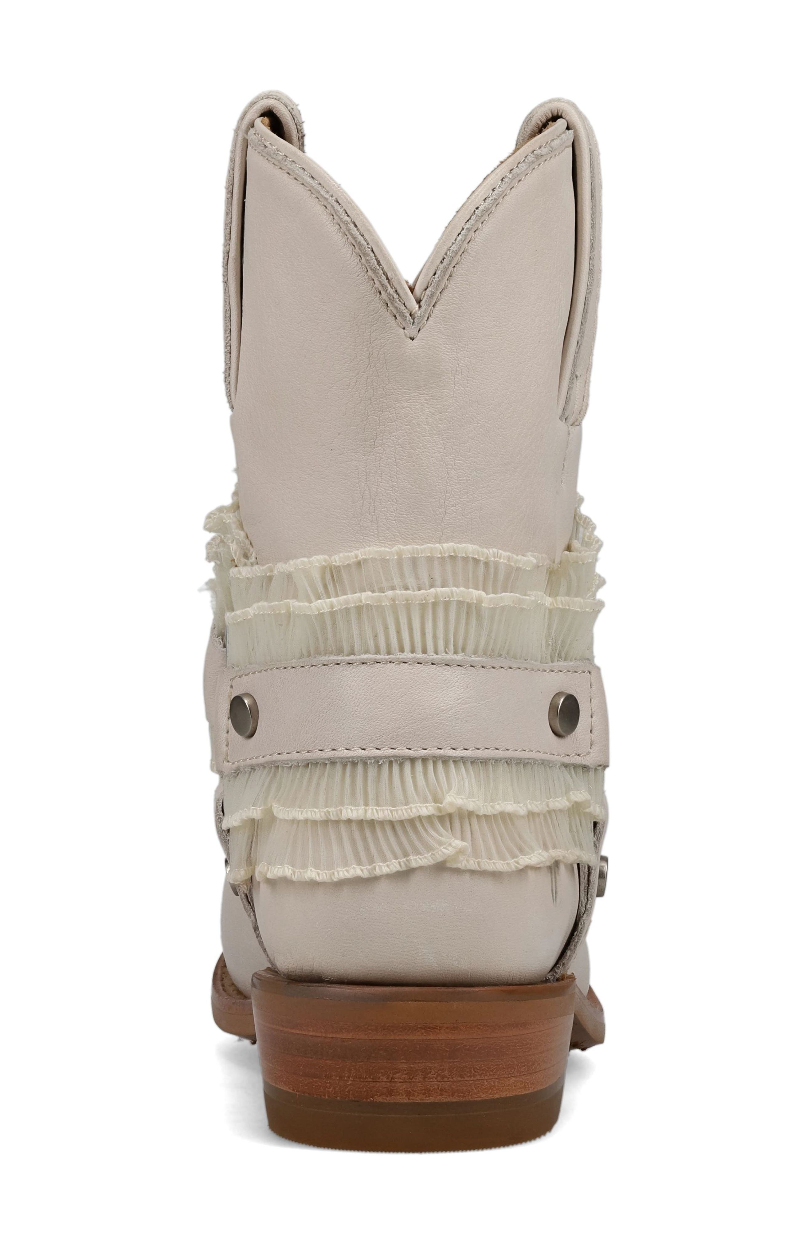 Billy Ruffle Harness Bootie - image 4