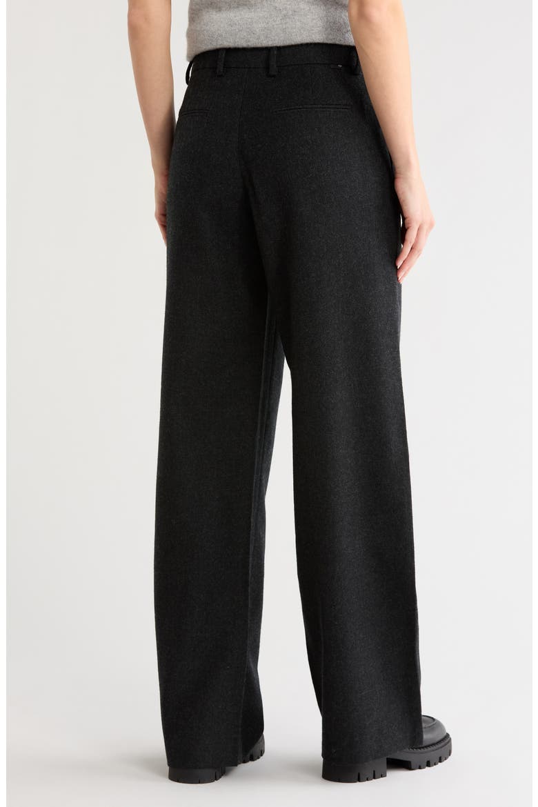 Kerra Wide Leg Pants, Alternate, color, CHARCOAL BLACK