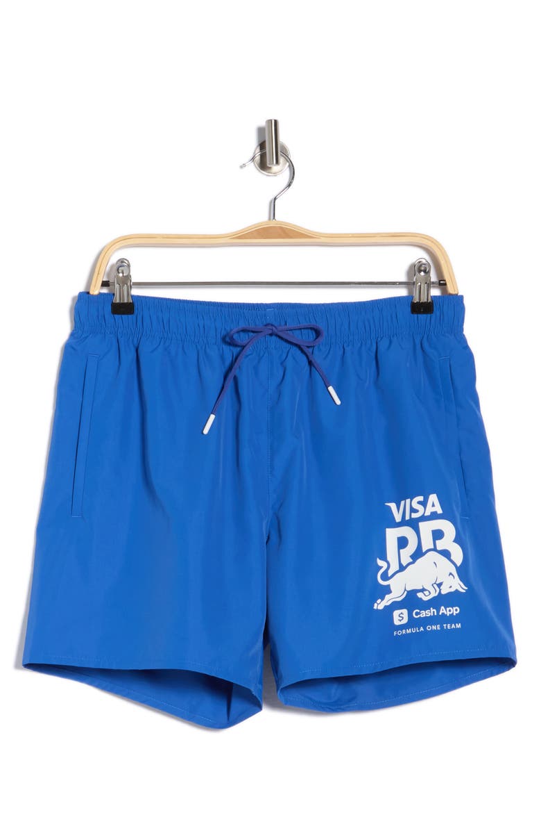 BOSS x Redbull Joe Swim Trunks, Main, color, Medium Blue