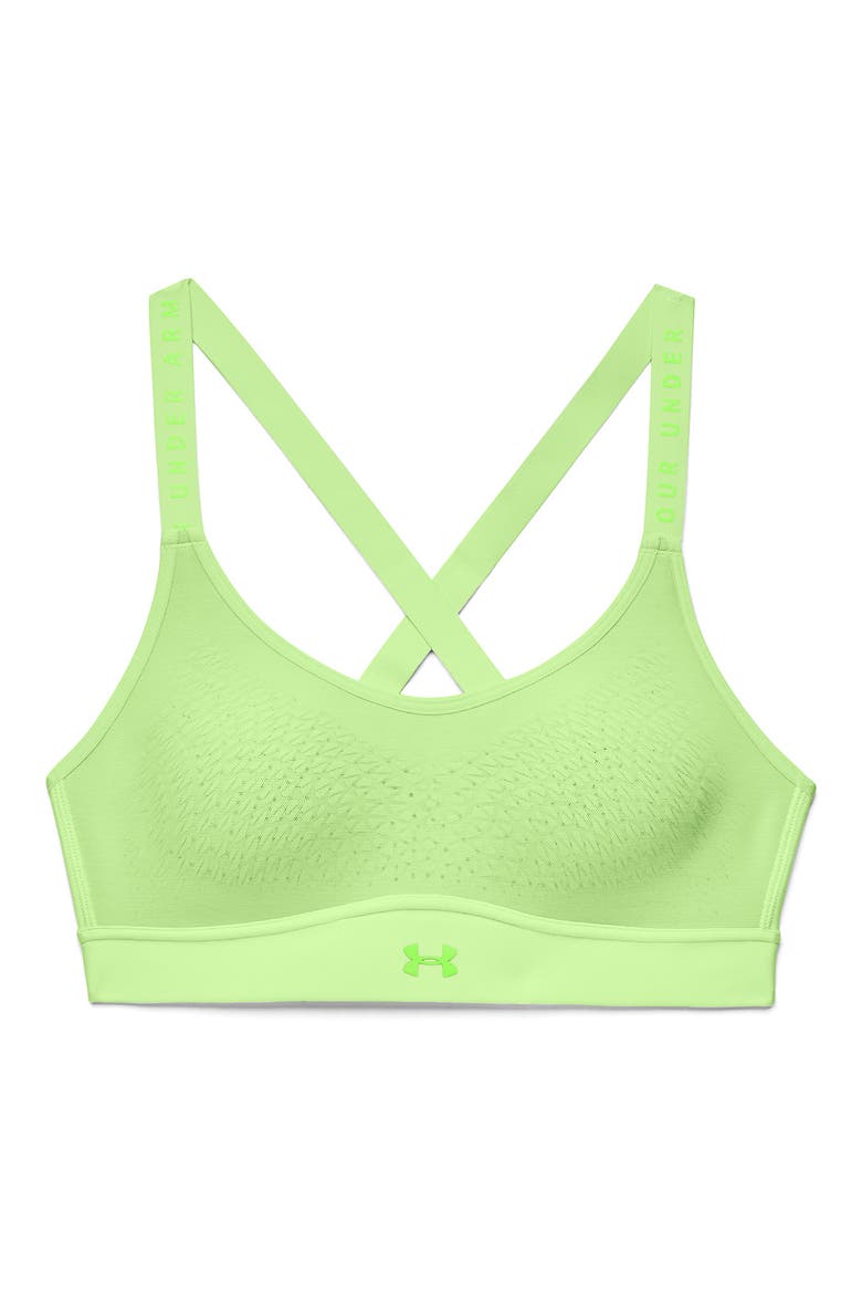 Infinity Mid Sports Bra, Alternate, color, SUMMER LIME / HYPER GREEN