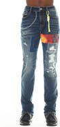 Cult of Individuality Rocker Rip & Repair Slim Fit Jeans