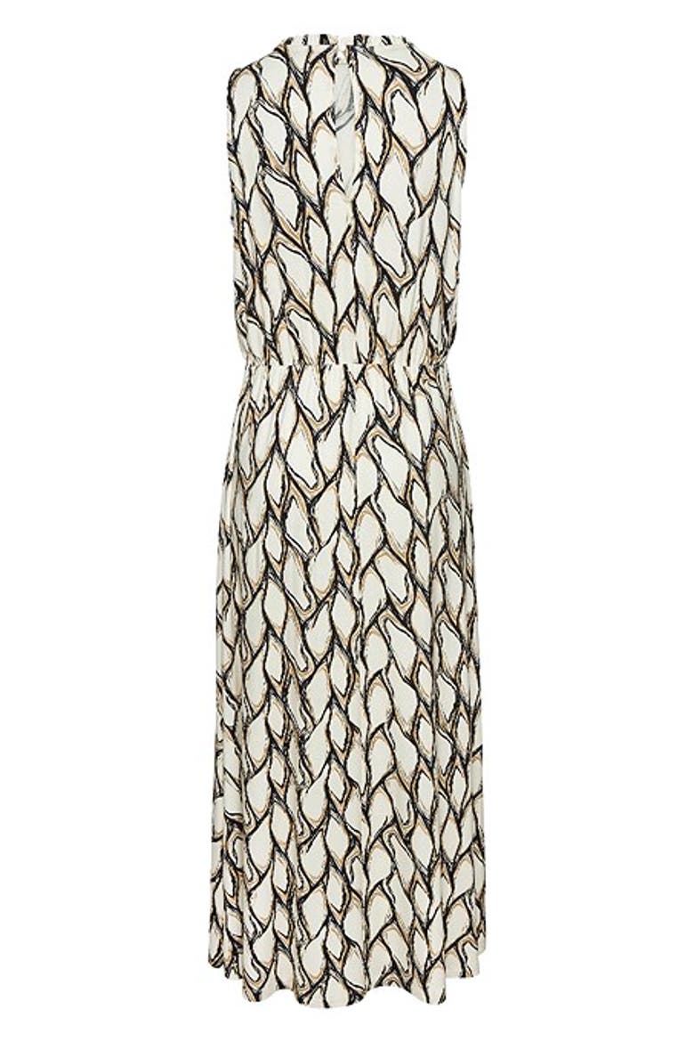 Women's High Neck Maxi Dress, Alternate, color, Ivory Khaki