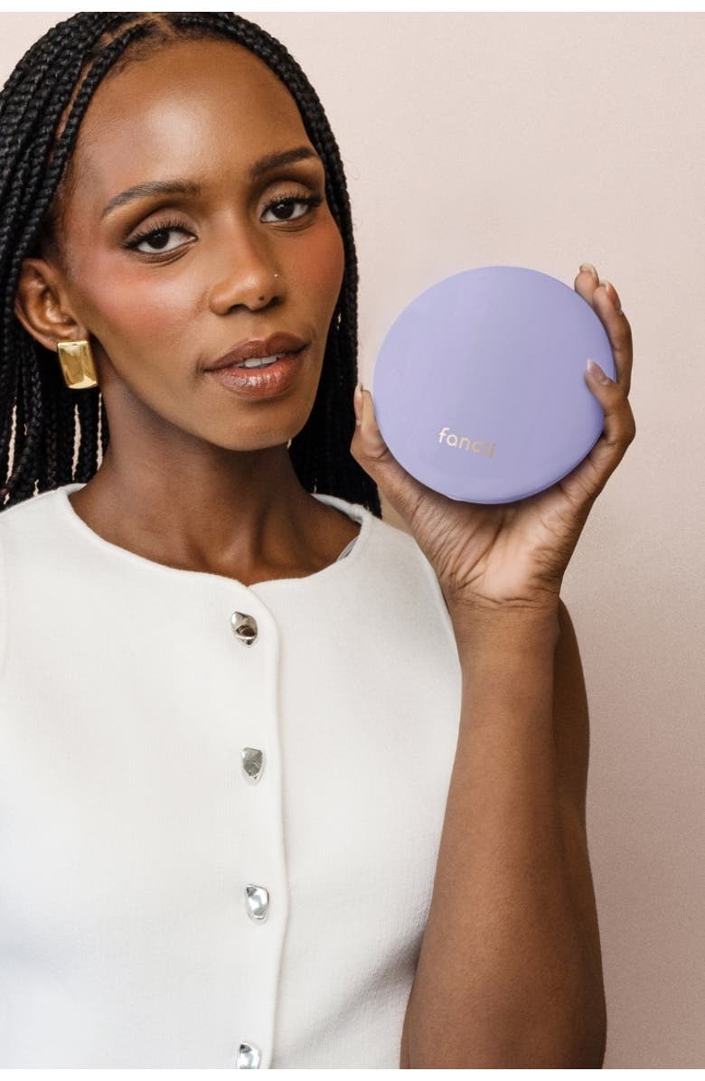 FANCII Mini Taylor LED Compact Mirror, Alternate, color, Lilac Bliss