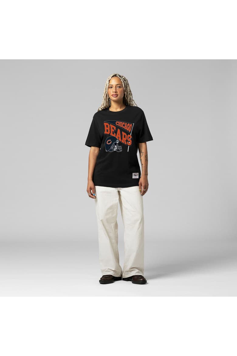 Women's Mitchell & Ness  Black Chicago Bears Team Dynamic Boyfriend T-Shirt, Main, color, Black