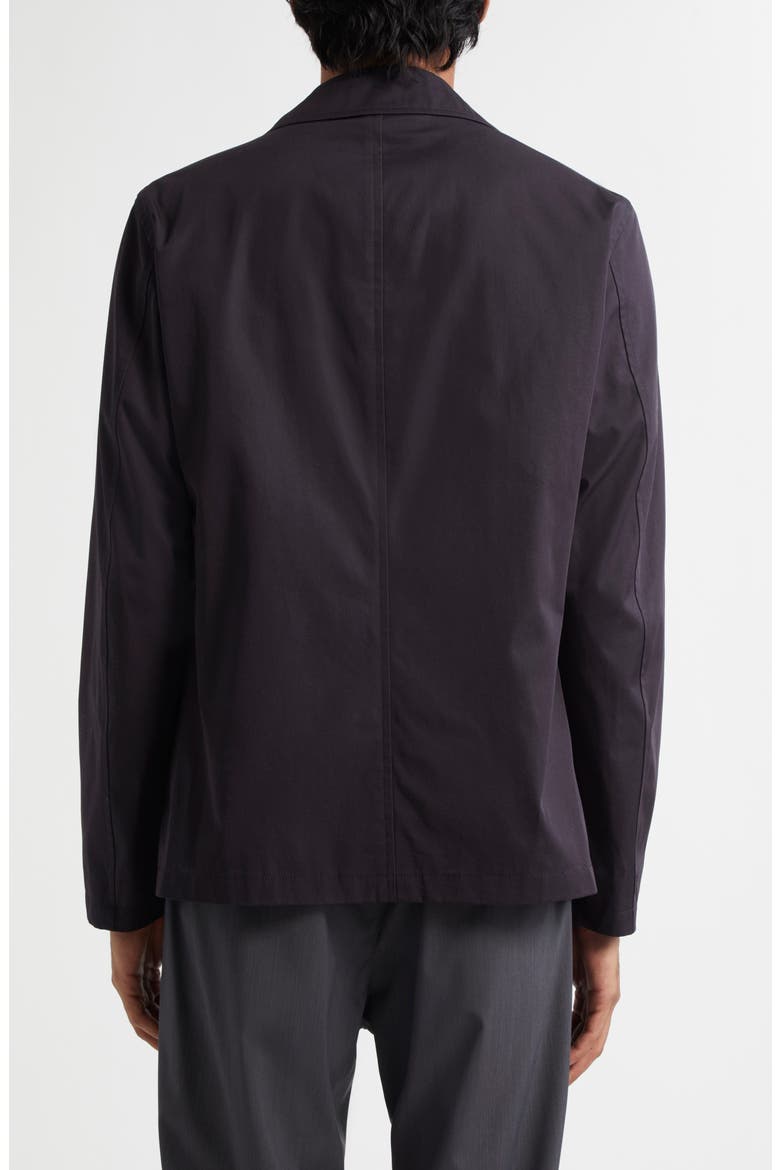Double Breasted Water Resistant Cotton Peacoat, Alternate, color, BLUE