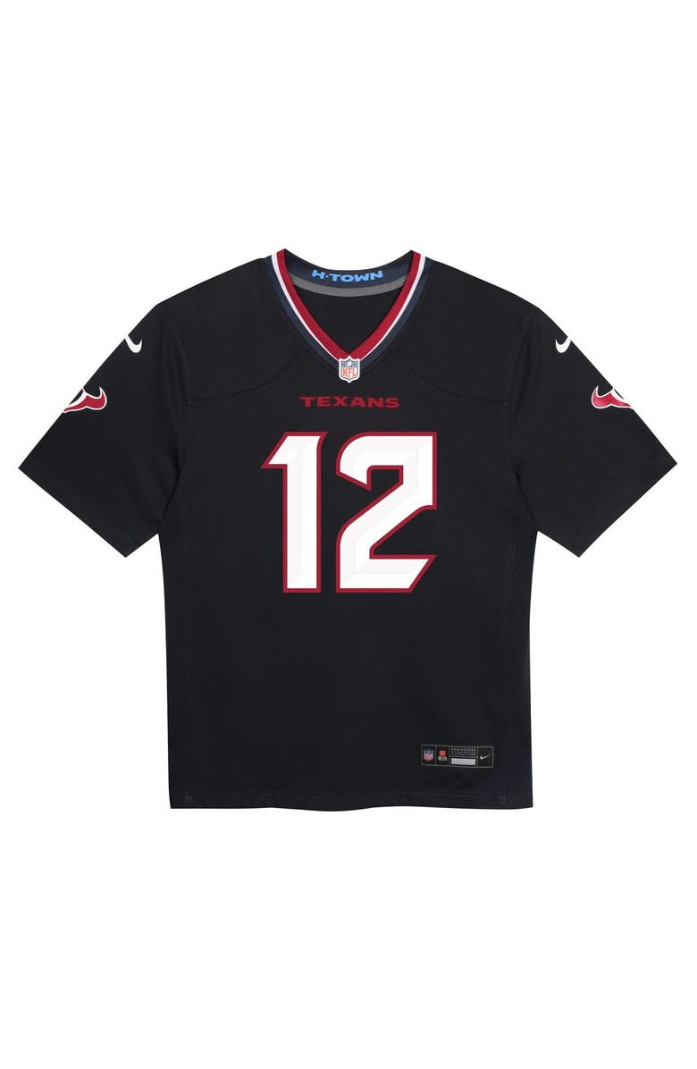 Nike Preschool Nike Nico Collins Navy Houston Texans Team Player Game Jersey, Alternate, color, Navy
