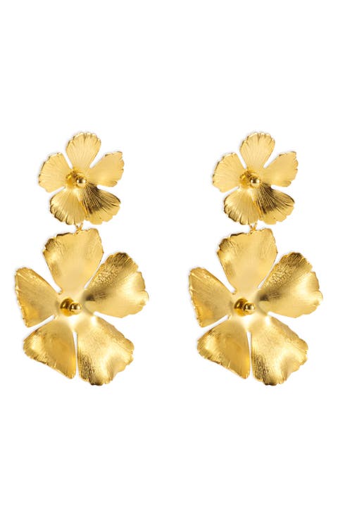 Eden Floral Drop Earrings