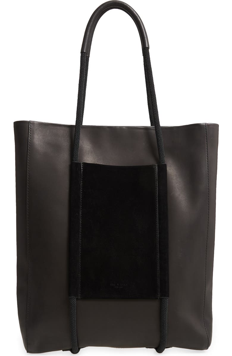 rag & bone Passport Leather Tote, Main, color,