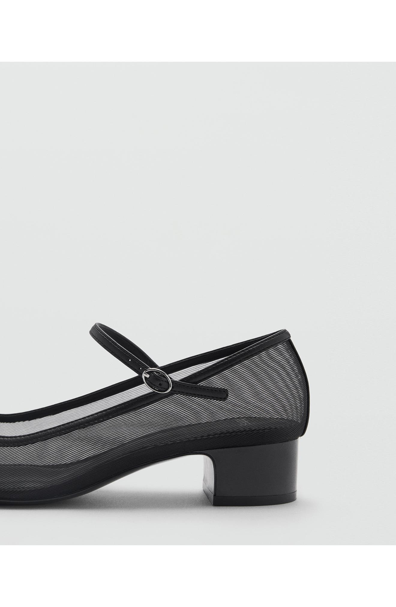 MANGO Mary Jane Pump, Alternate, color, Black