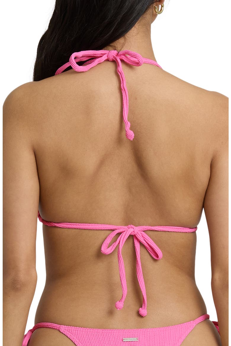 Sunrays Remi Triangle Bikini Top, Alternate, color, GUAVA