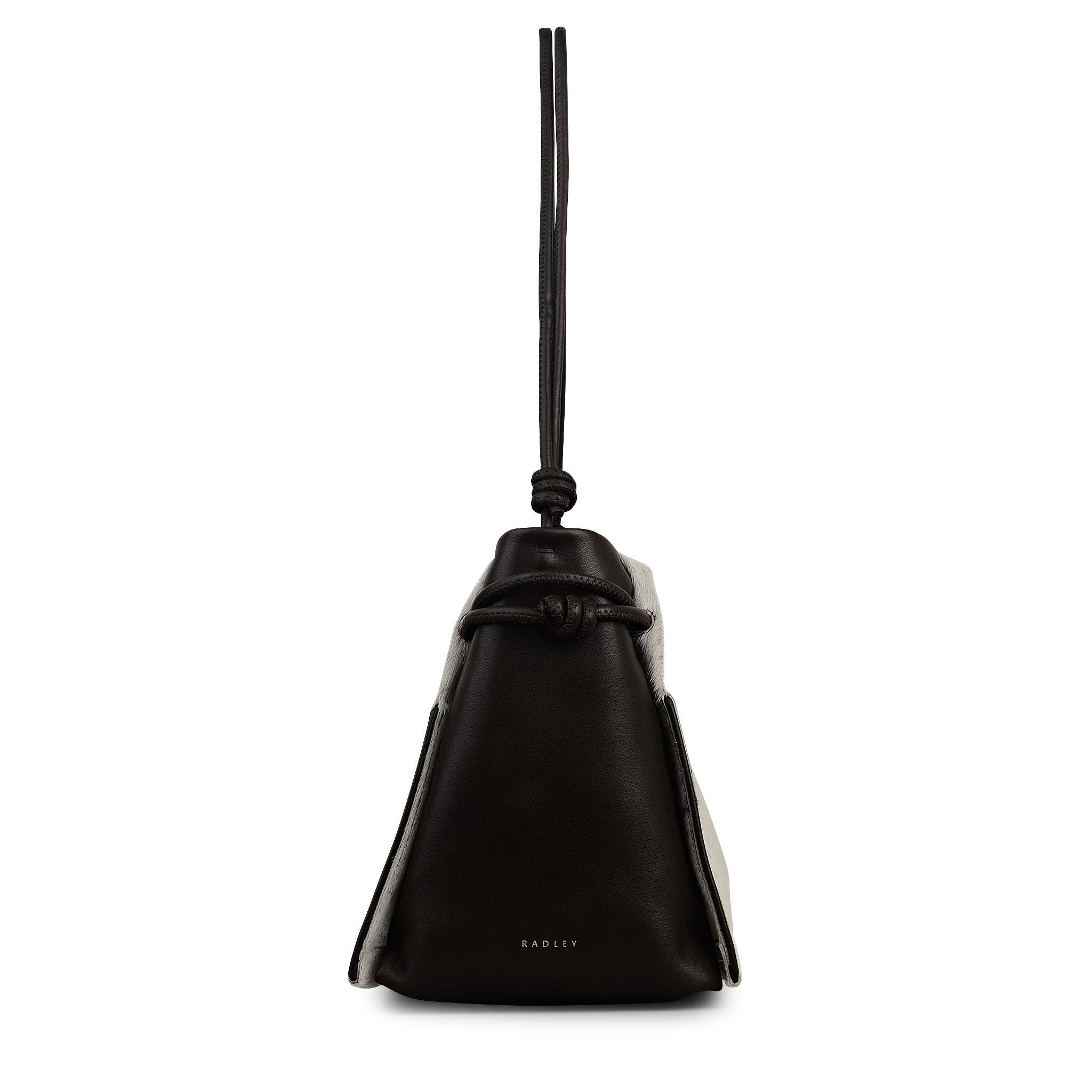 Radley The Roxburgh - Cow Hide Medium Drawstring Crossbody Bag, Alternate, color, Dark Oak