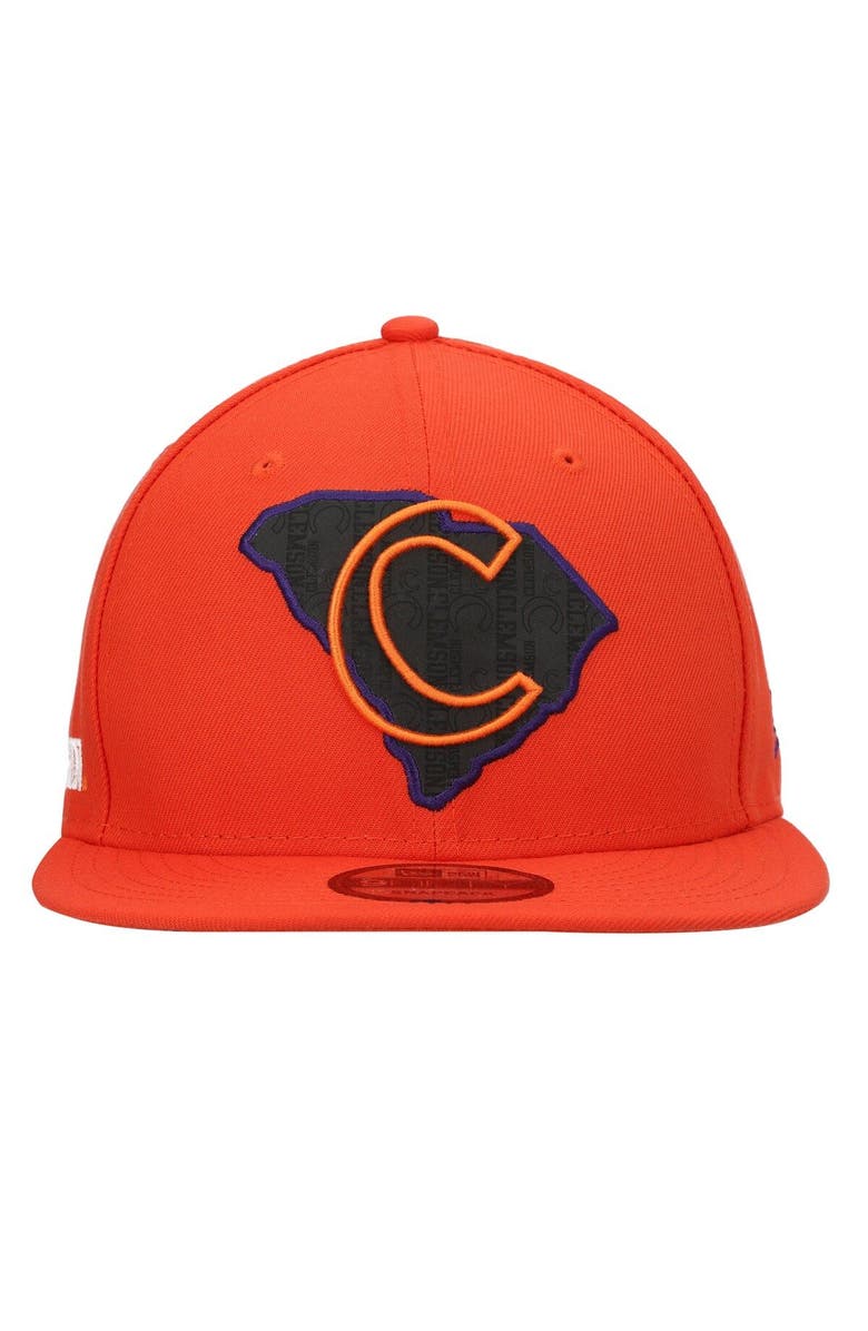 New Era Men's New Era Orange Clemson Tigers Reflect 9FIFTY Snapback Adjustable Hat, Alternate, color, 