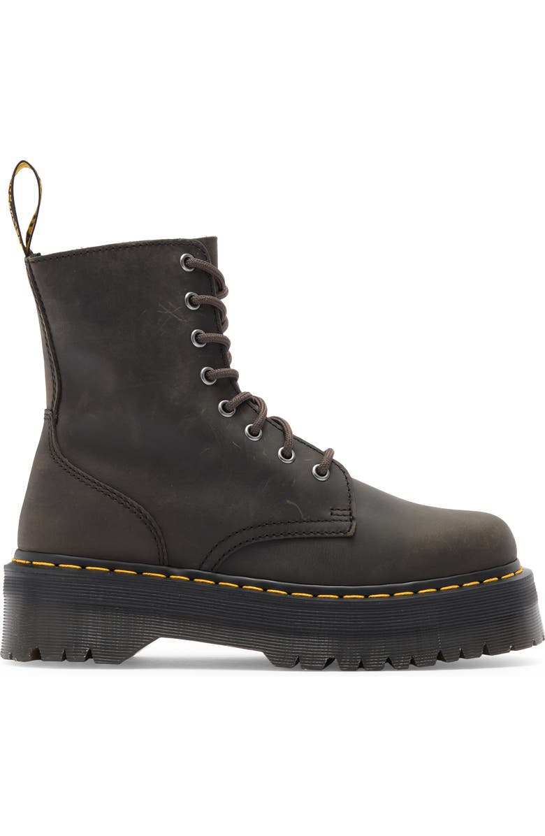 Dr. Martens Jadon Platform Boot, Alternate, color, Charcoal Grey