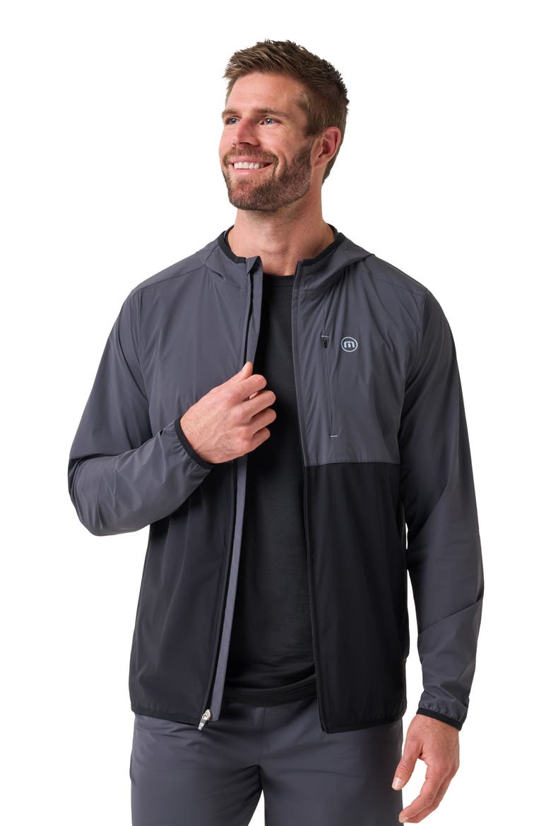 Court Ready Colorblocked Hooded Performance Jacket, Alternate, color, BLACK