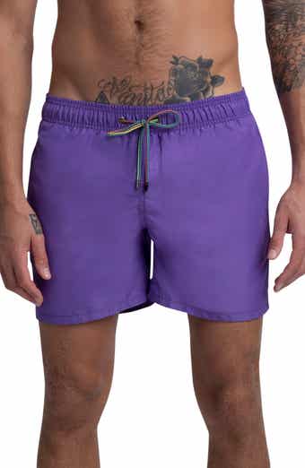 Bugatchi Solid Swim Trunks