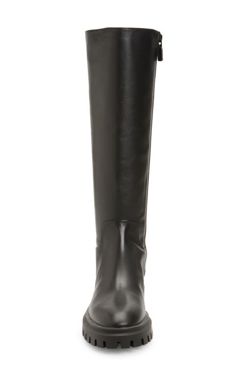 Stuart Weitzman Ultra Lug Knee High Boot In Black
