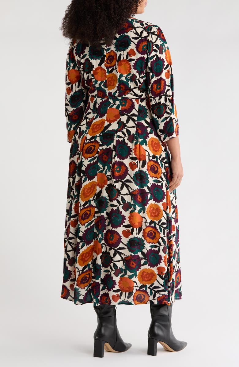 Seasalt Cornwall Etta Floral Pleated Midi Dress, Alternate, color,