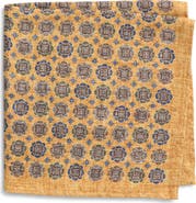 Nordstrom Medallion Silk Pocket Square