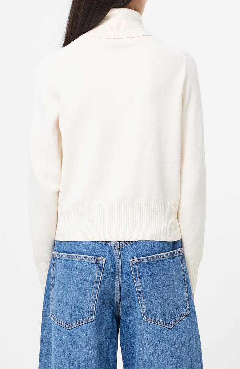 French Connection Babysoft Turtleneck Sweater, Alternate, color, 10-Porcelain Cream