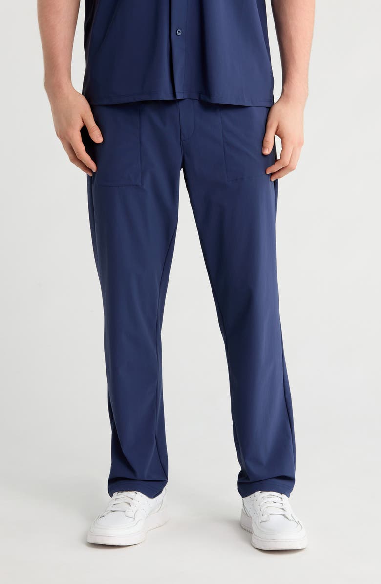 90 DEGREE BY REFLEX Warp En Route Commuter Pants, Main, color, Naval Academy
