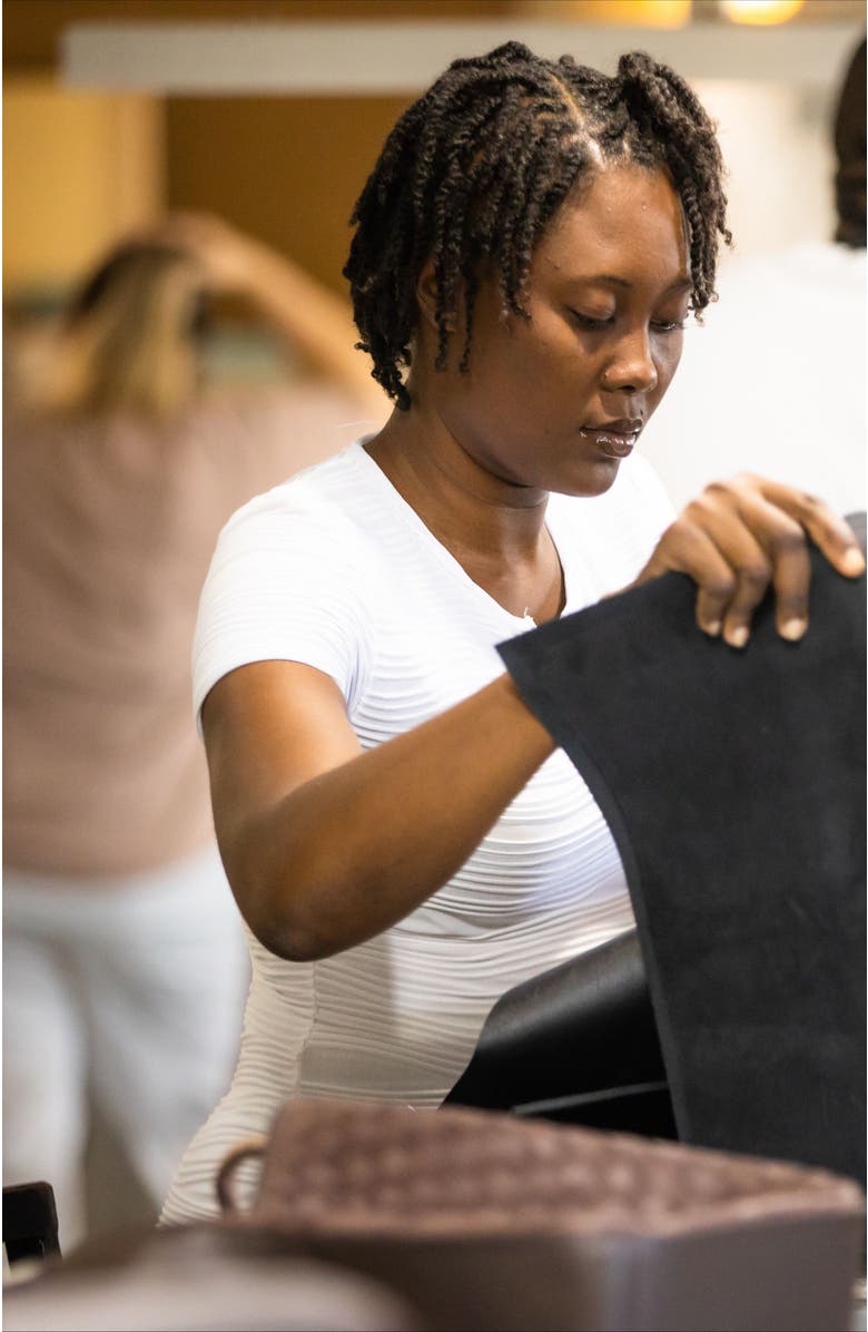 Deux Mains Woven Laptop Sleeve, Alternate, color, Black