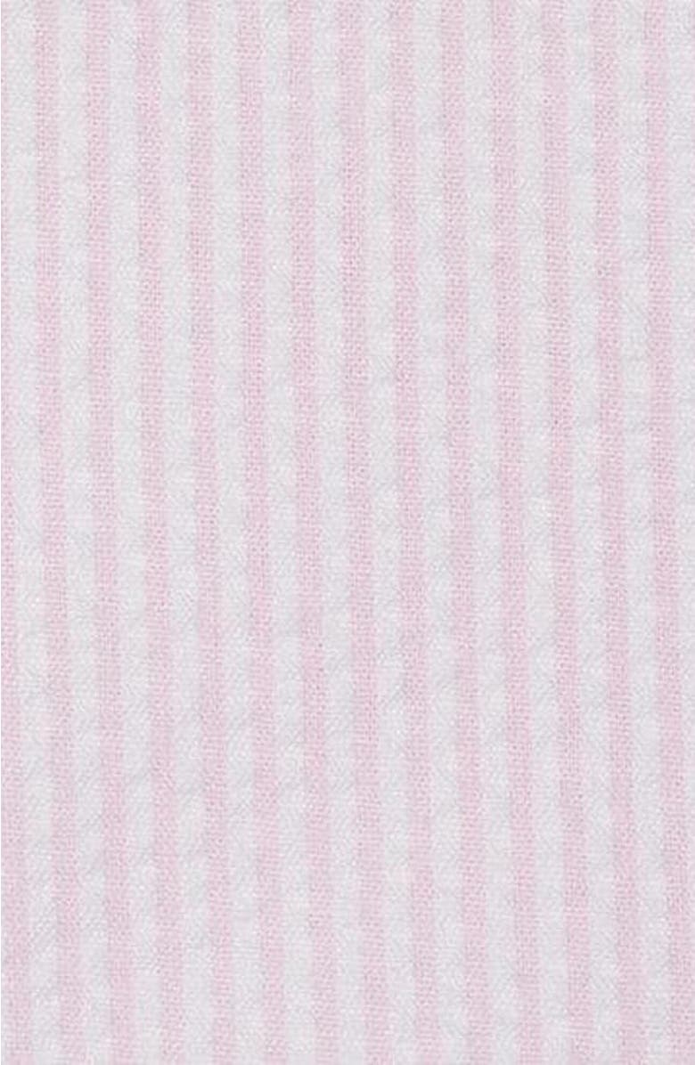 The Cat's Pajamas Cotton Seersucker Pajama Set, Alternate, color, Pink Stripe