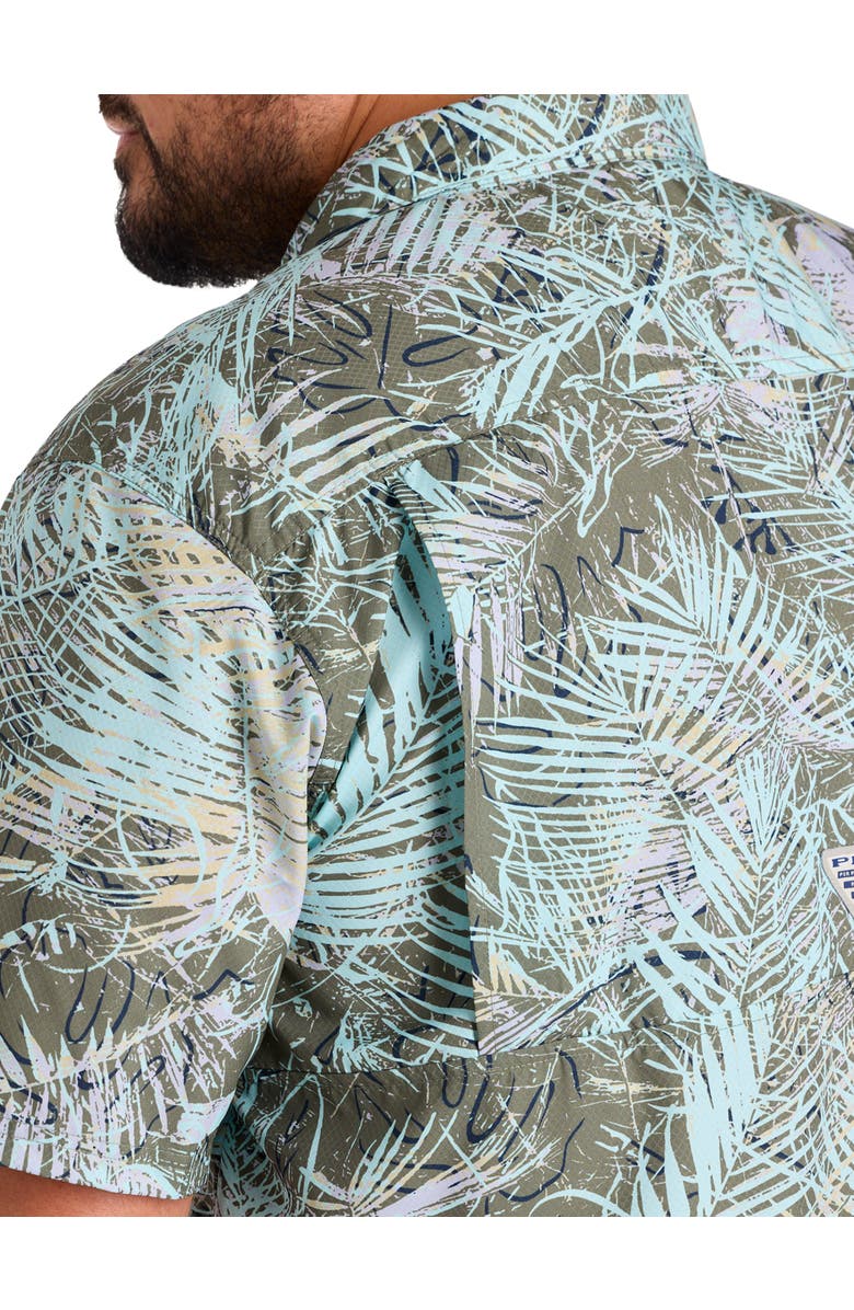 Columbia Big & Tall PFG Super Slack Tide Camp Shirt, Alternate, color, Cypress