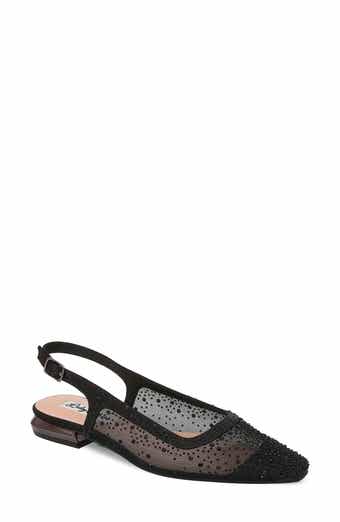 LADY COUTURE Kar Embellished Slingback Flat
