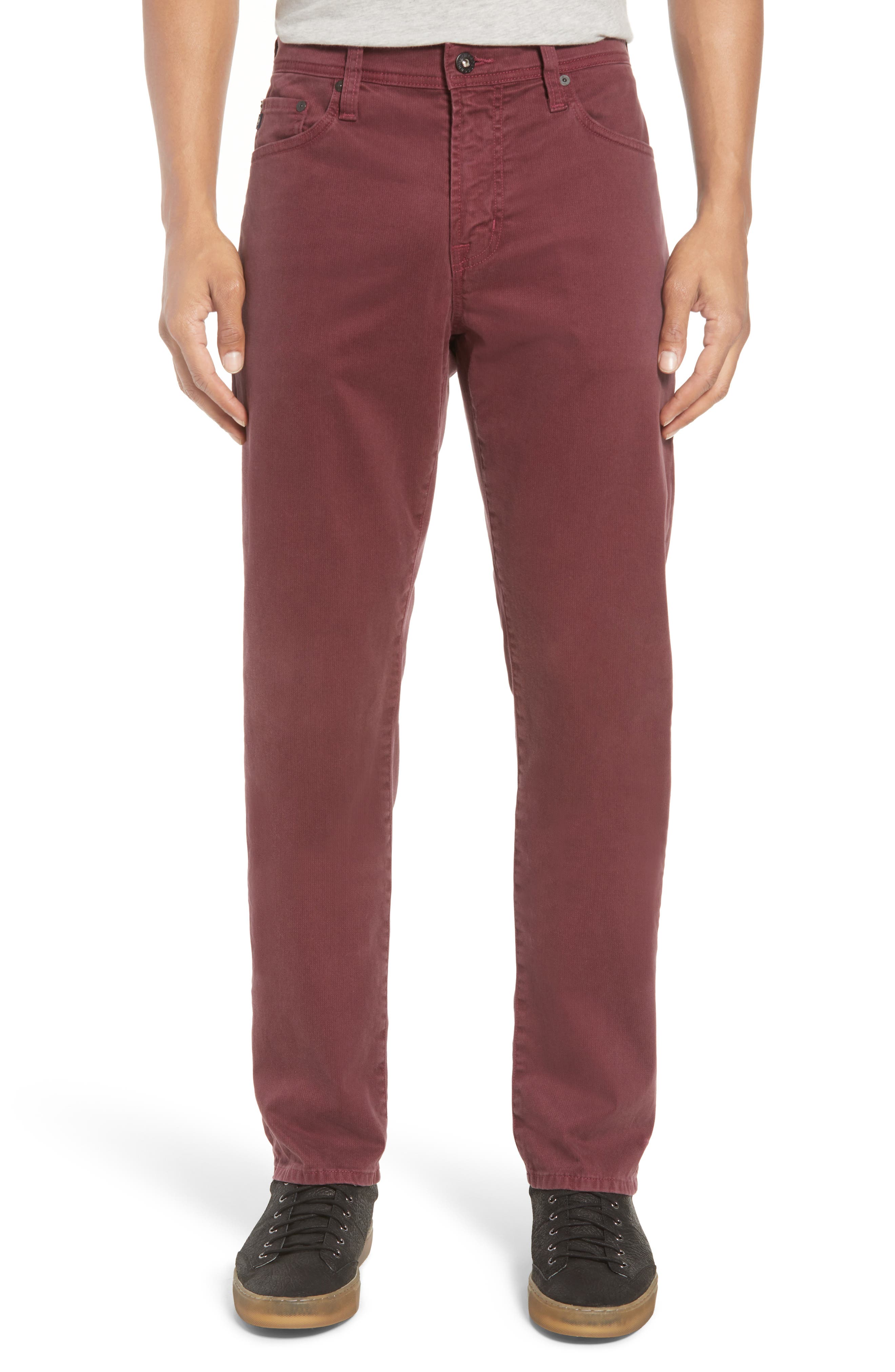 AG SUD Print Slim Straight Leg Pants