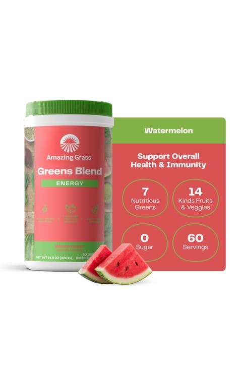 Green Superfood Energy Watermelon Powder Supplement