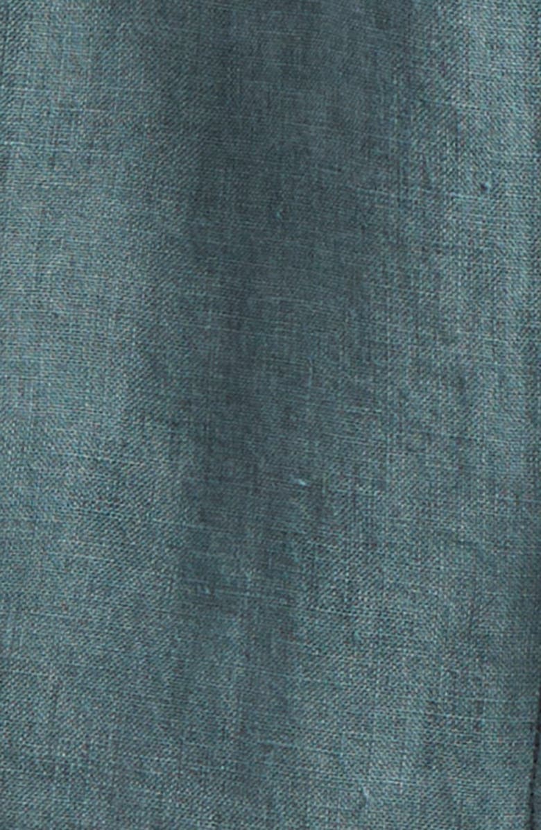 ATM Anthony Thomas Melillo Washed Linen Romper, Alternate, color, Black