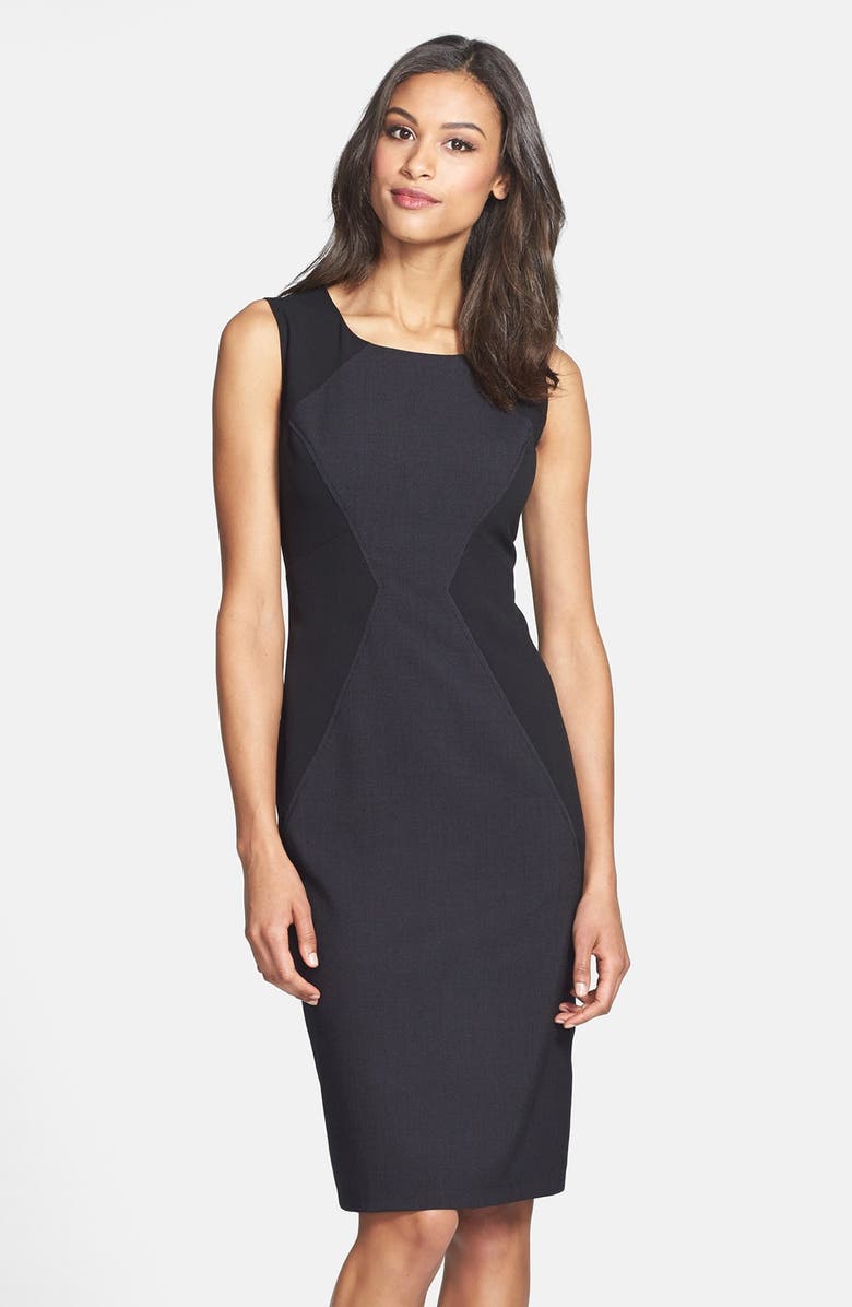 Marc New York by Andrew Marc Colorblock Sheath Dress, Main, color,