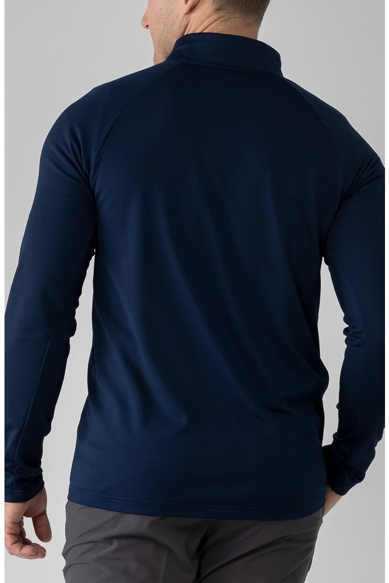 Frequency Quarter Zip Pullover, Alternate, color, NAVY