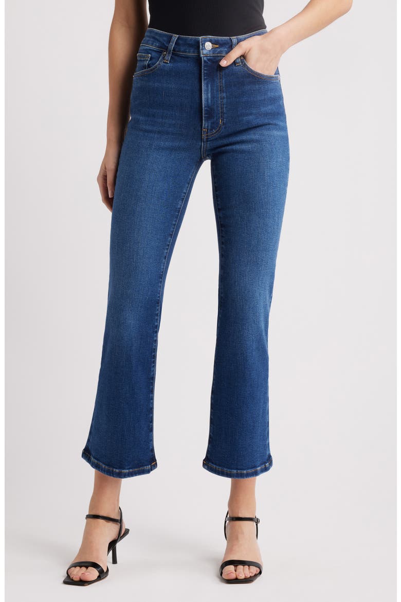The Reboot High Waist Crop Flare Jeans, Main, color, FEMMA