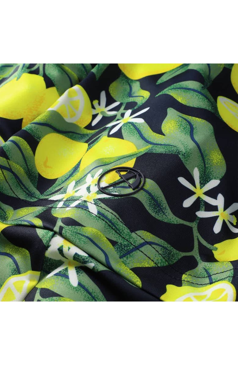 PUMA Men's Puma Navy Arnold Palmer MATTR Lemon Branch Polo, Alternate, color, 