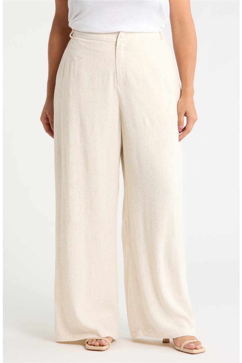 Presley Chelsea Wide Leg Pants, Main, color, NATURAL