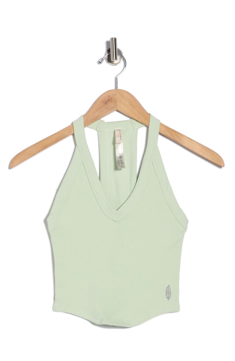 FP Movement by Free People FP Movement All Clear Crop Racerback Tank, Main, color, Spring Meadow
