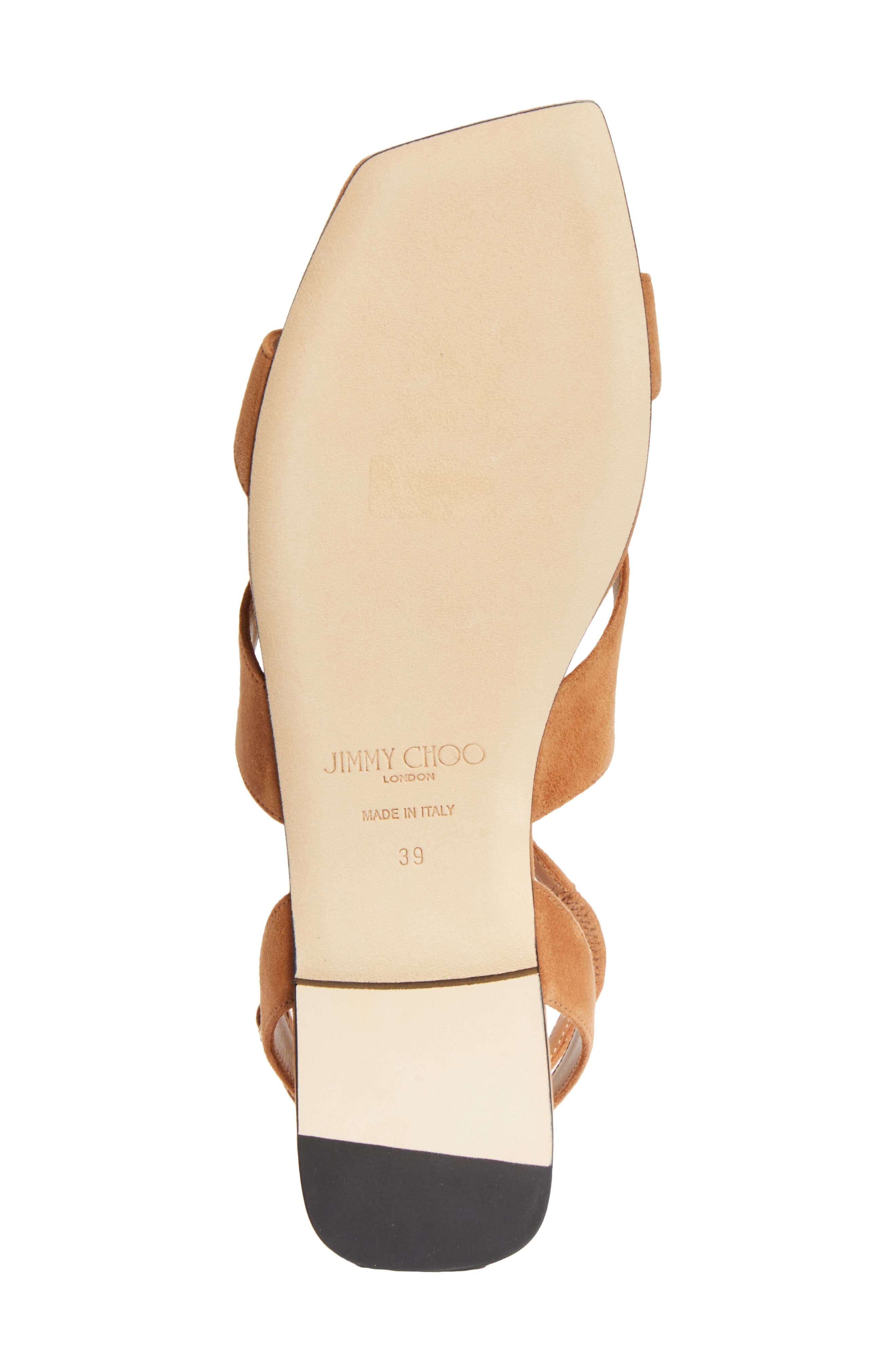 Jimmy Choo Ayla Strappy Sandal, Alternate, color, Toffee