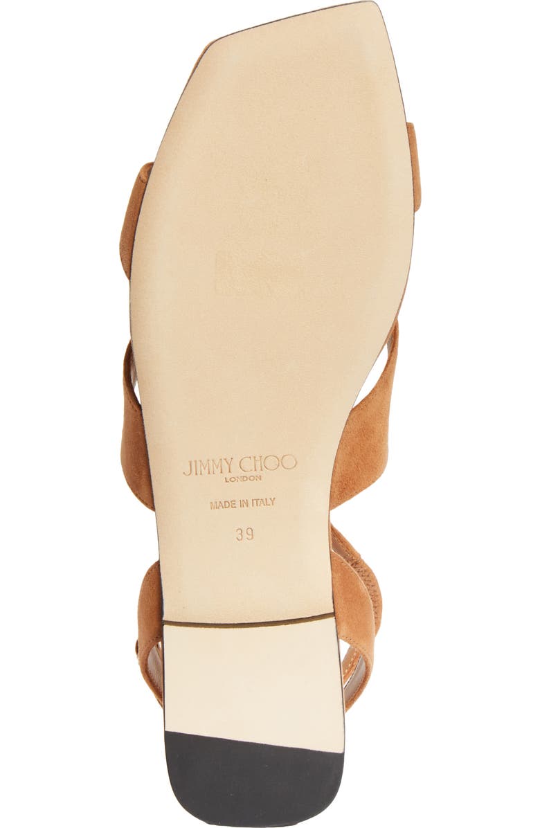 Jimmy Choo Ayla Strappy Sandal, Alternate, color, Toffee