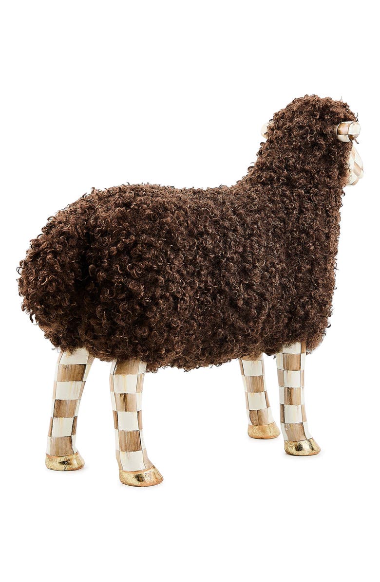 MACKENZIE CHILDS Extra Small Bouclé Sheep, Alternate, color, Mocha