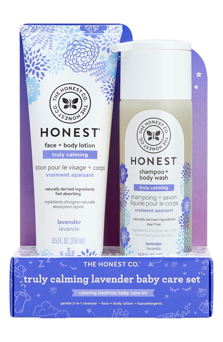The Honest Company 2-Pack Lavender Wash & Lotion Bundle, Main, color, 