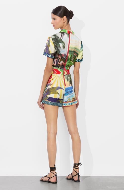Alice And Olivia Leighton Pajama Romper