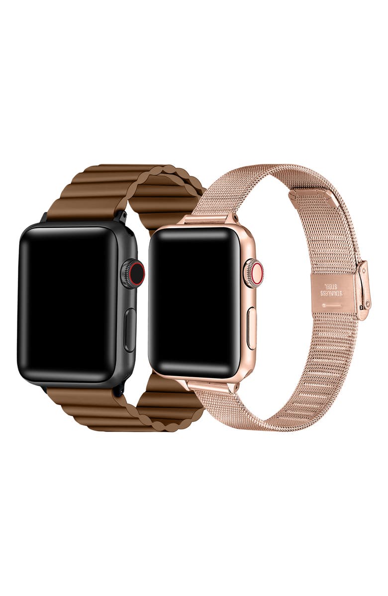 The Posh Tech Assorted 2-Pack Apple Watch<sup>®</sup> Watchbands, Main, color, 