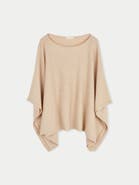 GOBI Mongolian Cashmere Boat-Neck Cashmere Poncho