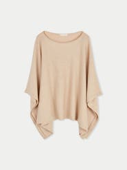 GOBI Mongolian Cashmere Boat-Neck Cashmere Poncho
