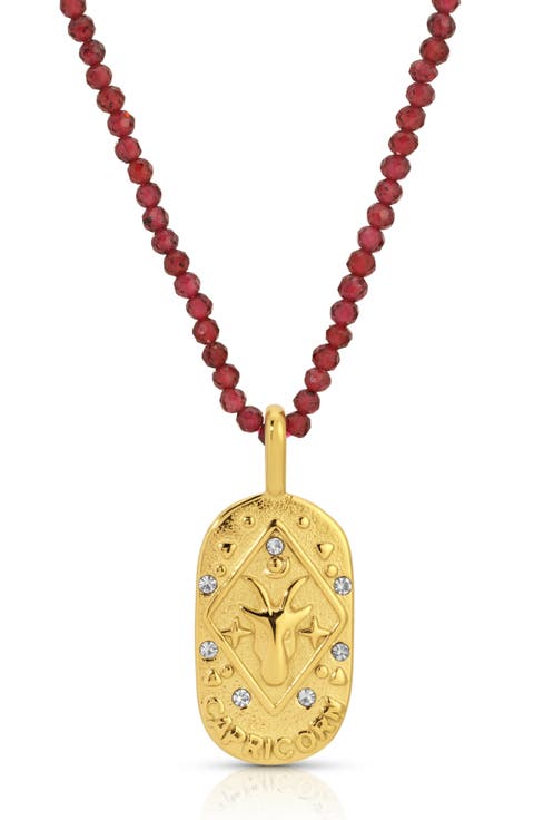 Sunrise Zodiac Pendant Necklace