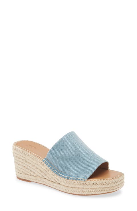 Claire Jute Wedge Slide Sandal (Women)