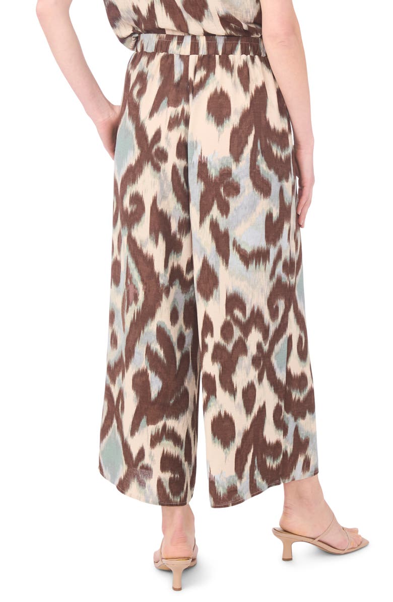 Halogen<sup>®</sup> Crinkle Wide Leg Pants, Alternate, color, Mocha Brown