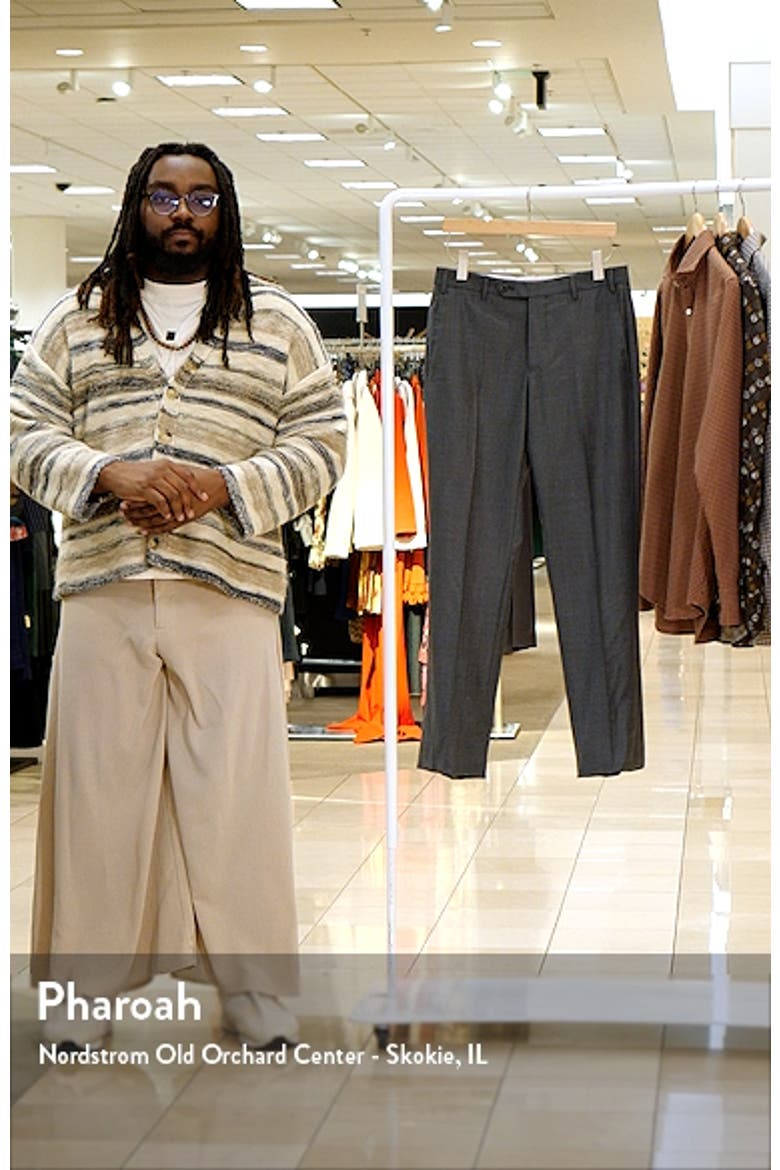 Devon Wool Straight Leg Pants video